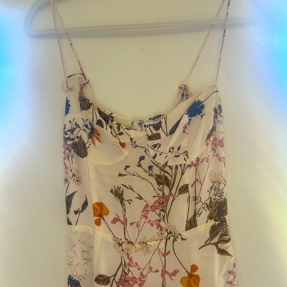 Reformation Dress. Size 0. Maxi with high slit.
